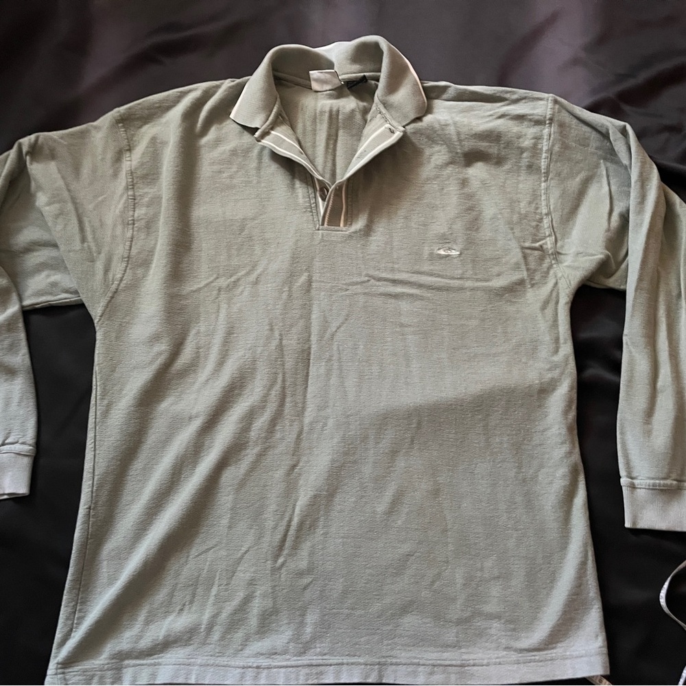 Quiksilver Men's Light Gray Polo Shirt